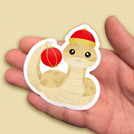 Snake Lunar New Year 2025 Die Cut Sticker