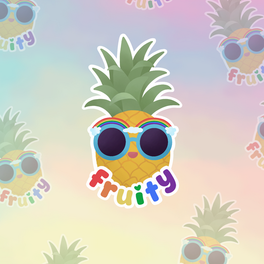 Fruity Die Cut Sticker