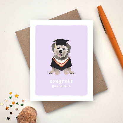 Congrats Grad You Did It Card