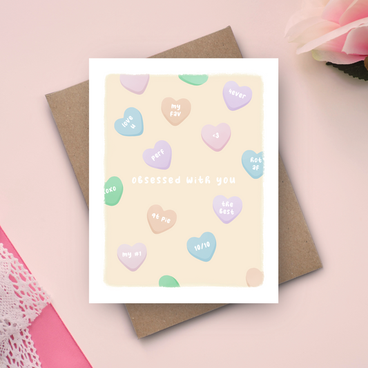 Obsessed With You Card