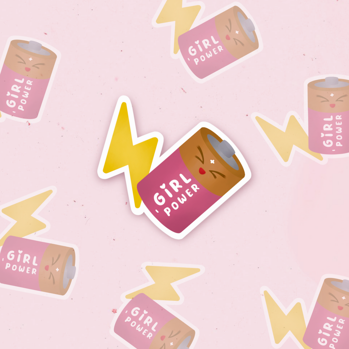 Girl Power Die Cut Sticker