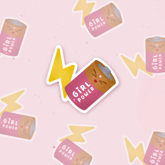 Girl Power Die Cut Sticker