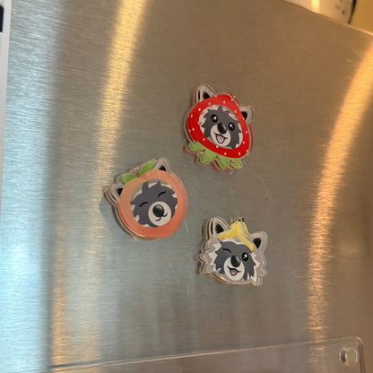 Fruity Bandits Acrylic Magnets