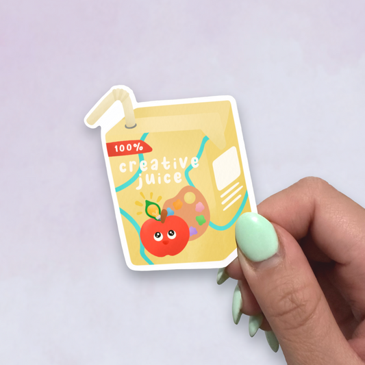 Creative Juice Die Cut Sticker