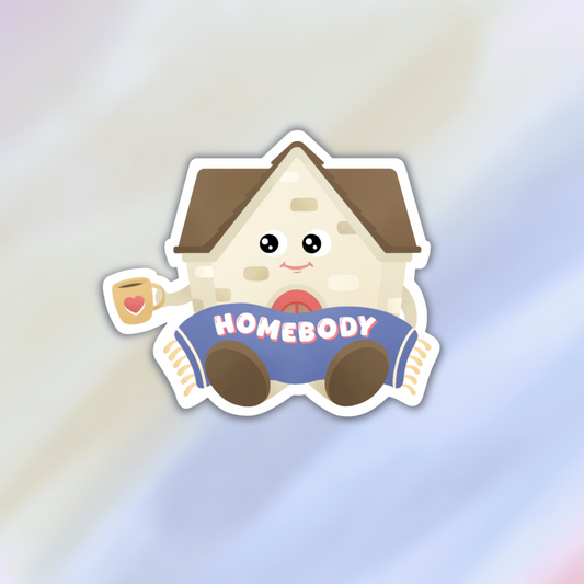 Homebody Die Cut Sticker