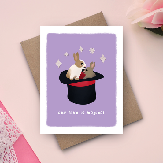 Our Love Is Magical Card