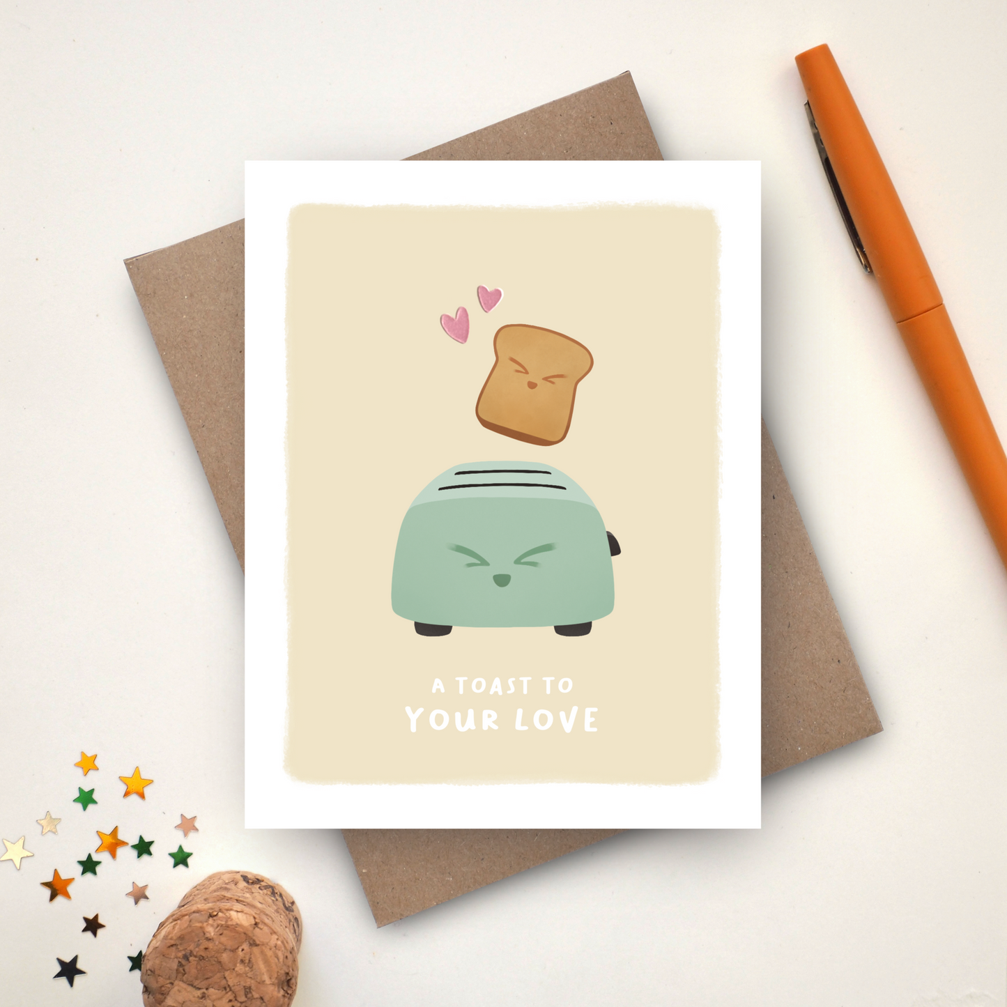 A Toast to Your Love Card